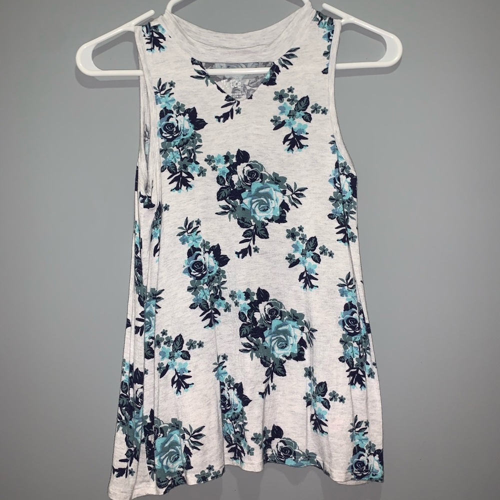 a floral top